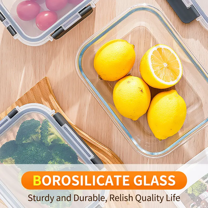 20-Container Airtight Glass Food Storage System – 40-Piece Smart Meal Prep Set