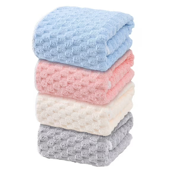 12-Pack HydroLock Ultra-Absorbent Oversized Bath Towels – 3 Per Color, Quick-Dry 28" × 55" Microfiber Bath Sheets