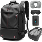 Vacuum Compression Travel Backpack 60L Large Capacity with One‑Click Electric Vacuum Pump TSA Anti‑Theft Lock